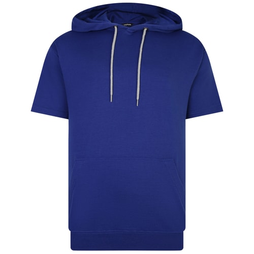 Bigdude Short Sleeve Hoody Cobalt Blue